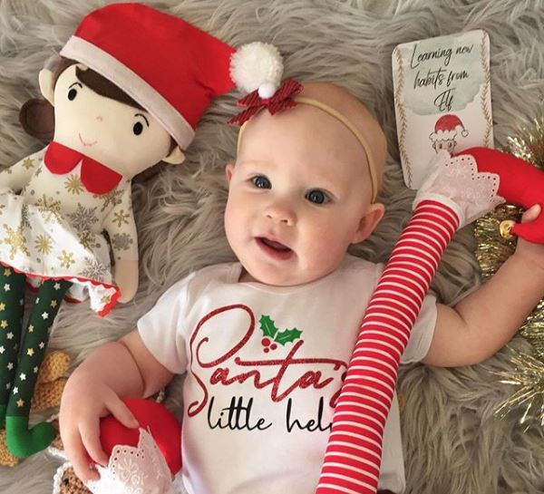 Christmas baby outfit outlet nz