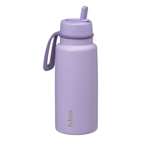 B Box Insulated Flip Top 1 Litre Bottle- lilac love