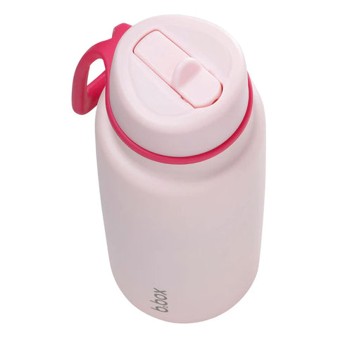 B Box Insulated Flip Top 1 Litre Bottle -pink paradise