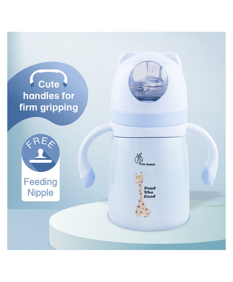 R for Rabbit Steebo Giffy Spout Cup Blue - 300 ml