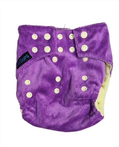 BeBops Reusable cloth Nappy :purple