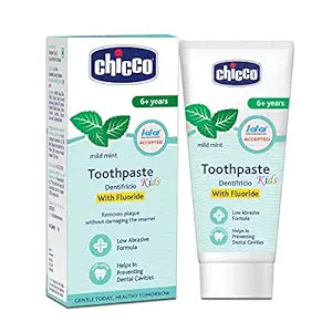 Chicco Mild Mint Flavour 6Y+ Kids, Preservative Free Toothpaste  (70 g)