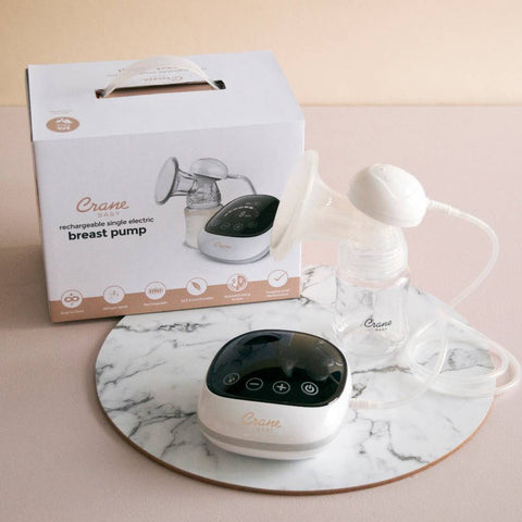 Crane Rechargeable Single Electric Breast Pump