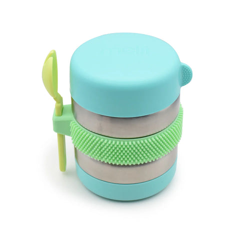 MELII INSULATED FOOD JAR 300ML MINT-LIME