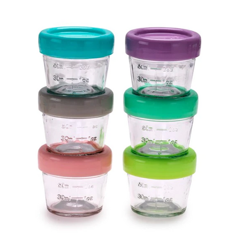 Melii Glass Food Container - 6 Pack