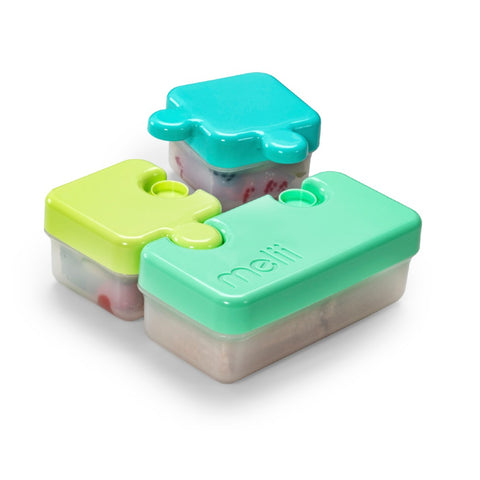 Melii Puzzle Container - Blue/Green