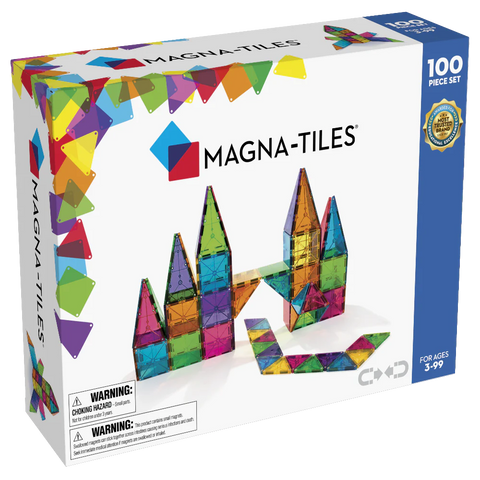 Magna Tiles Clear Colors 100 Piece Set