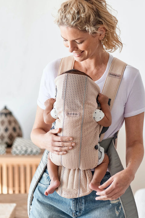 BabyBjorn Carrier MINI 3D- Mesh Pearly Pink