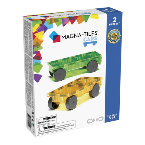 Magna Tiles 100pc set + 2pc Car expansion set