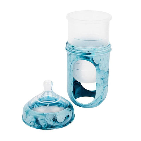 NURSH SILICON FEEDING BOTTLE 3PK 240ml