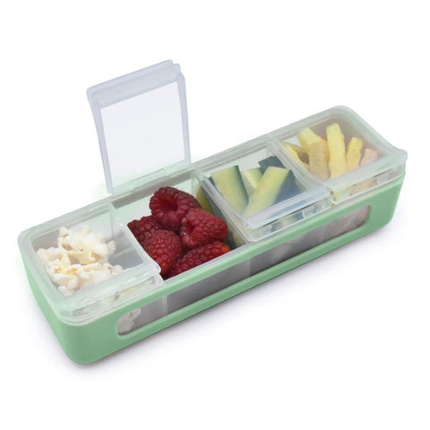 Melii 4 compartment snackle box