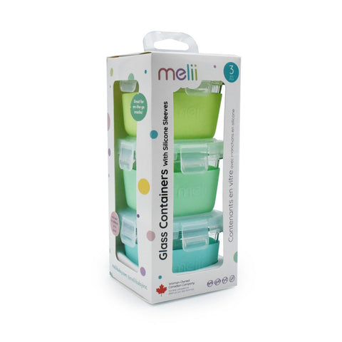 Melii Glass Food Container - 3 Pack